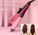 2-in-1 Nova Hair Straightener and Curler – Dual-Use Styling Tool with Quick Heat-Up Technology, Ceramic Plates for Smooth Straightening & Effortless Curls Model-NH-2009 – Portable, Lightweight, Ideal for Home or Travel Use - Image 5