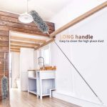 Extendable Telescope Microfiber Duster Long Handle For Cleaning Dust, Dirt And Stains Fan duster high quality - Image 4
