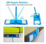 Mop, Floor Cleaner Home Cleaning Supply Flat Mop Microfiber Wet Dust Mop Wet & Dry Mop (random Colors)