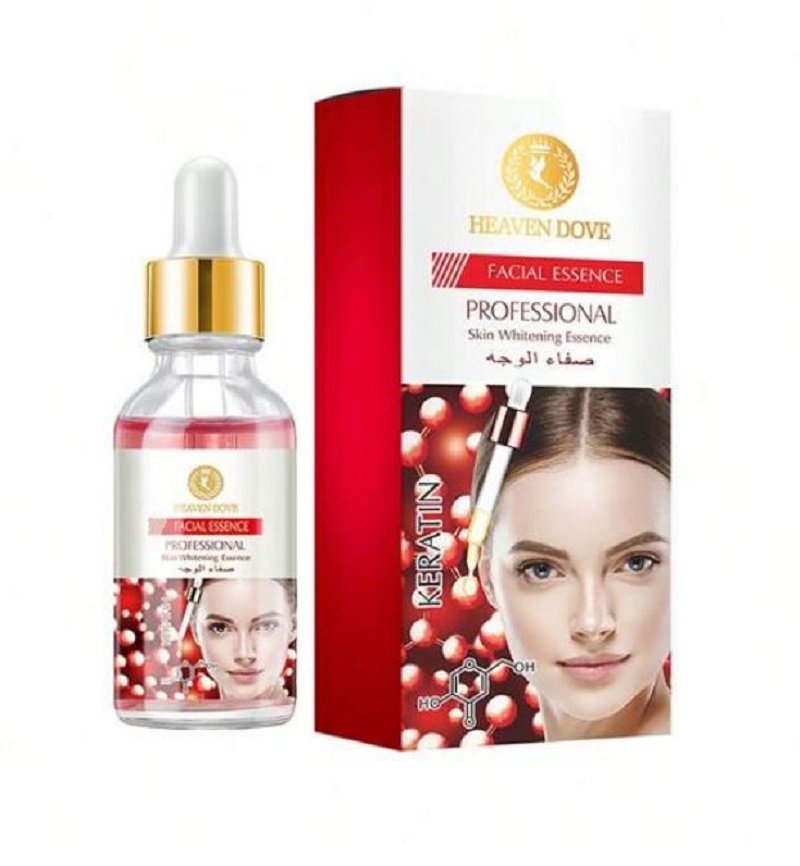 heaven-Dove-facial-essence-karatin2.jpg Heaven Dove Keratin Facial Essence Serum Moisturizing Brightening Special Skin Care – 30 ml - Image 1