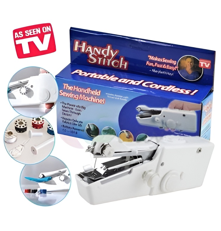 hs-111-370x387-1.jpeg Handy Stitch Portable Mini Sewing Machine | the handheld sewing machine - Image 1
