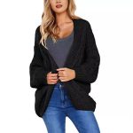 Women Thick Knit Twist Cardigan — Loose Plus Size Sweater - Image 3