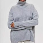 Solid Orange Knitted Sweater — Lightweight Round Neck Pakistan - Image 5