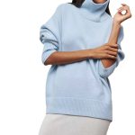 Solid Orange Knitted Sweater — Lightweight Round Neck Pakistan - Image 2