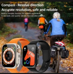 7-in-1 Ultra Smart Watch – Advanced Multi-Feature Fitness Tracker with Heart Rate Monitor, Sleep Tracking, Bluetooth Calling, Sports Modes & More Random Color Straps - Smartwatch With 6 Silicone Stripes And 1 Metal Strip - Image 5
