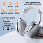 P9 Headphone - Wireless Bluetooth Headphones Adjustable Over-The-Ear Stereo Headset – P9 (Random color) - Image 5