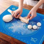 Silicone Non-Stick Rolling Mat 40x50cm â€“ Non-Slip Pastry Mat for Dough, Cakes & Baking (Random Color) - Image 3