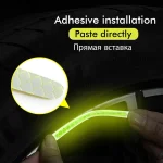 (20pcs) Wheel center reflective stickers Stripe | wheel hub sticker for Car, bicycle, motorcycle | car warning sticker (Random colors) - Image 2