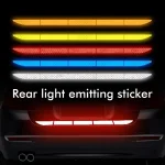 (20pcs) Wheel center reflective stickers Stripe | wheel hub sticker for Car, bicycle, motorcycle | car warning sticker (Random colors) - Image 3