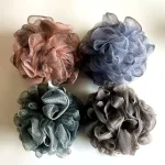 (1 pcs)Soft Mesh Bath Sponge – Exfoliating Body Scrubber Random color - Extra Soft Body Loofah Bath Sponge – Gentle Exfoliating Shower Pouf for Radiant, Smooth Skin – Mesh Shower Scrubber for Men & Women - Random Color - Image 2