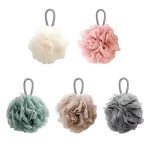 (1 pcs)Soft Mesh Bath Sponge – Exfoliating Body Scrubber Random color - Extra Soft Body Loofah Bath Sponge – Gentle Exfoliating Shower Pouf for Radiant, Smooth Skin – Mesh Shower Scrubber for Men & Women - Random Color - Image 4