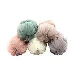 Premium Exfoliating Loofah Sponge – Long Handle Shower Pouf for Body & Back Scrubbing (Random Color)) - Image 3