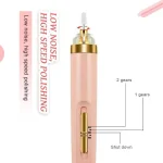 5 IN 1 Professional Manicure Nail | Salon Nail Finishing Touch | Nail Grinding, Burnishing Machine | Full Manicure and Pedicure Tool - Random Color - Image 2