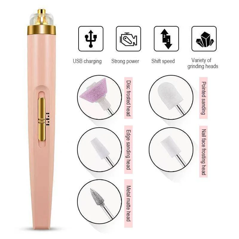 mainimage5Electric-Nail-Set-Manicure-Set-5-In-1-Electric-Manicure-Machine-Nail-Drill-Mill-For-Manicure_800x.webp 5 IN 1 Professional Manicure Nail | Salon Nail Finishing Touch | Nail Grinding, Burnishing Machine | Full Manicure and Pedicure Tool - Random Color - Image 1