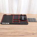 Non Slip Dashboard Matt With Phone Holder Keychain Coins Card Holder - Image 4
