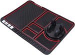 Non Slip Dashboard Matt With Phone Holder Keychain Coins Card Holder - Image 2