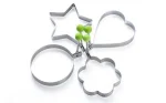 Pack Of 4 New Mould Style Fried Egg Pancake Shaper | Egg Shaper Kitchen Tools Star, Heart, Round, Flower Shaped Stainless Steel - Image 2