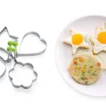 Pack Of 4 New Mould Style Fried Egg Pancake Shaper | Egg Shaper Kitchen Tools Star, Heart, Round, Flower Shaped Stainless Steel