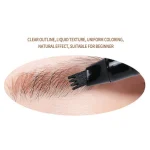 MISS ROSE Liquid Waterproof Eyebrow Pen (0.3 brown color) - Image 3