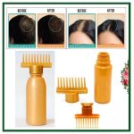 (Pack of 20) Hair dye bottle | Hair Oil Applicator Bottle, Root oiling Comb bottle for Hair Coloring, Shampoo, Oiling, Dye, and Scalp Treatment for home & commercial ( Empty Bottle) - Image 5
