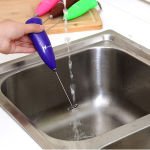 Electric Egg Beater Milk Drink Coffee Whisk Mixer Foamer Mini Handle Stirrer Practical Cooking Tool Kitchen Cell Operated (Mix/Random Color) - Image 4