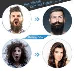 Rechargeable Hair Curler Beard Shawl Comb Multi functional Hair Straightener Comb Brush - Imported - Image 3