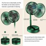Telescopic Folding Fan Summer Silent Desktop Retractable Fan for Office Bedroom School USB Ventilator (Electric Usb Operated) (random color) - Image 2