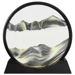 3d Moving Sandscapes Frame |  Moving Sand Lamp frame ( Random Color )7inch - Image 2