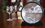 3d Moving Sandscapes Frame |  Moving Sand Lamp frame ( Random Color )7inch - Image 3