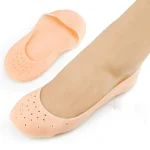 1 Pair unisex silicone gel socks moisturizing sock breathable elastic heel cracked protector socks - Image 5