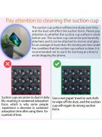 Square Double Side Suction Cups Cell Phone Holder Universal Bubble Gripper Silicone Pad (random Colour) - Image 3
