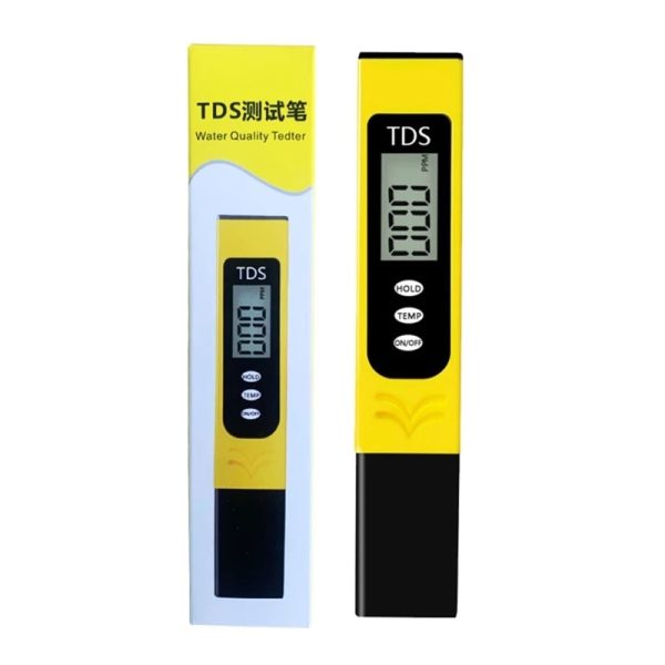 tds-meter-digital-lcd-pen-tester-water-quality-monitor-purity-measure-tool-6-2.jpeg Portable Digital Water TDS, EC, And Temperature Meter (3-in-1) With ATC Function, 1ppm Resolution, 0-9990ppm Purity Tester - Image 1