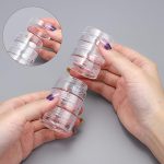 Transparent Co Joined Round Jewelry Makeup Storage Box Container | Bracelet, Earring Round Plastic Organizer - Image 3
