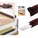 Twin Door Foam Draft Protector - Door Air Lock Foam For Cold Air Window Shutters, Dust Barriers, Insect Repellent (Random color) - Image 5