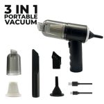 3 in 1 AS- 228 Mini USB Rechargeable Vacuum Cleaner, Vacuum For Car â€“ Vacuum For Home â€“ Duster - Image 2