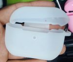 High Quality Soft Silicone Airpod Pro Case With Lock Rid (Random Color) - Image 2