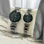 Couple Analog Watches 36mm Stainless Steel Set | Matching Watches - Image 4