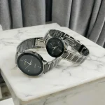 Couple Analog Watches 36mm Stainless Steel Set | Matching Watches - Image 2