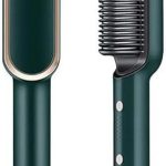 2-in-1 Hair Dryer Brush Green & Black | Fast Drying Hair Styler