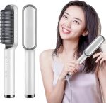 Corded Hair Dryer Brush Green & Black | Professional Salon-Quality Hot Air Styling Brush - Image 6