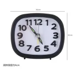 Small Round Alarm Clock White Stylish Home Decor Table Clock for Bedroom Study Desk - Image 4