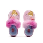 Girls Fairy Slippers – Pink & Blue Cotton Home Wear Slippers for Kids