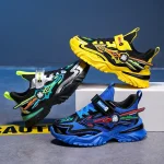 Kids Yellow & Black Rubber Sneakers – Casual School & Play Shoes for Boys & Girls - Image 4
