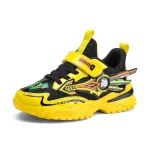 Kids Yellow & Black Rubber Sneakers – Casual School & Play Shoes for Boys & Girls - Image 5