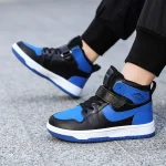 WAN-JUN Kids High-Top Sneakers – Pastel Waterproof Shoes for Boys & Girls, Comfortable Casual Shoes - Image 3