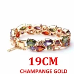 Rainbow Zircon Bracelet for Women – Rose Gold Fashion Jewelry for Pakistani Women - Image 5