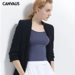 Plus Size Women’s Navy Blue Modal T-Shirt – Long Sleeve Slim Fit Casual Top - Image 4