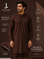 Men's Unstitched Wash & Wear Plain Suit | Premium Men's Suit Fabric
