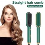 Green Hair Comb for Straight & Curly Hair – Hair Styling & Detangling Comb