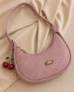 Women’s Leather Shoulder Bag – Stylish Plain Handbag for Everyday Use - Image 3